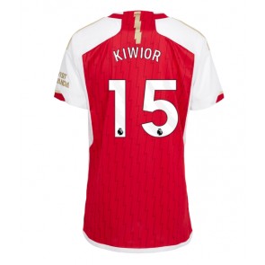 Arsenal Jakub Kiwior #15 Hemmatröja Kvinnor 2023-24 Kortärmad